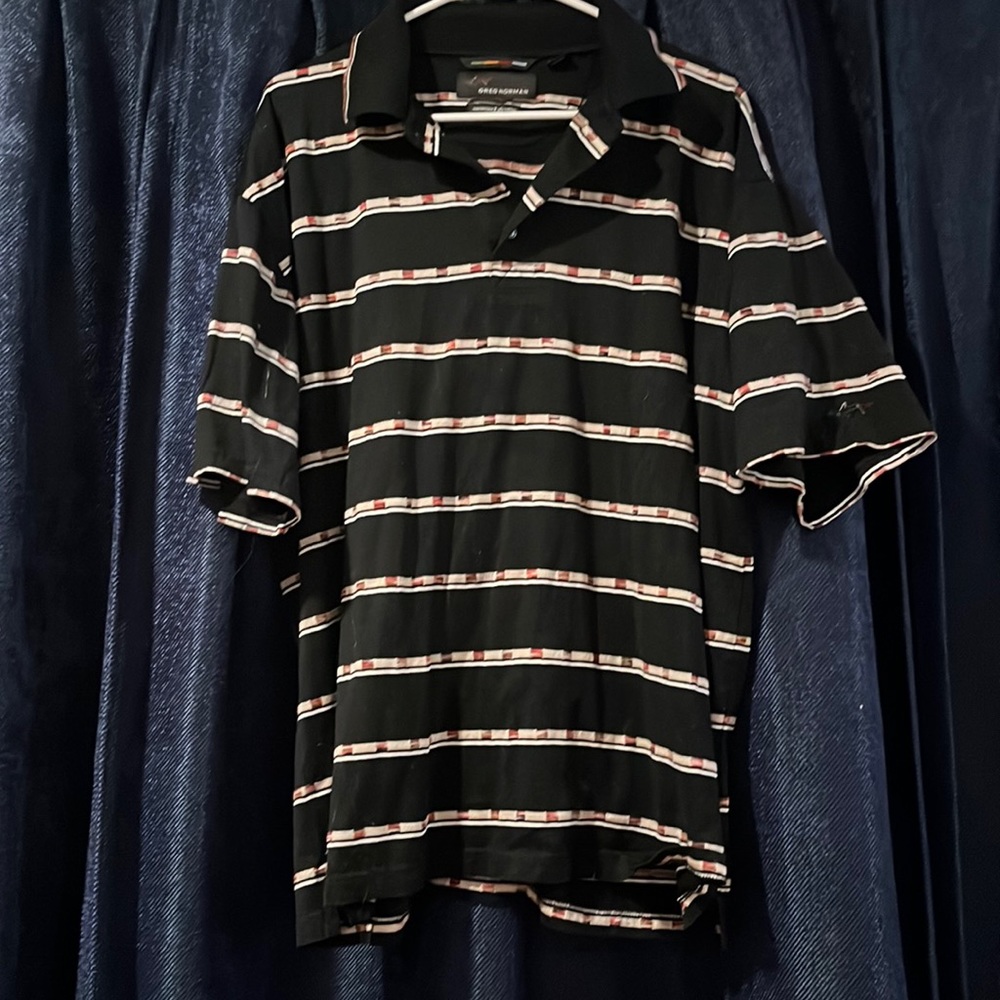 Greg Norman short sleeved LARGE SHIRT